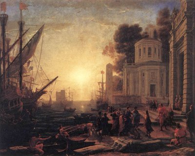 在塔尔苏斯的克利奥帕特拉登陆 作者 Claude Lorrain